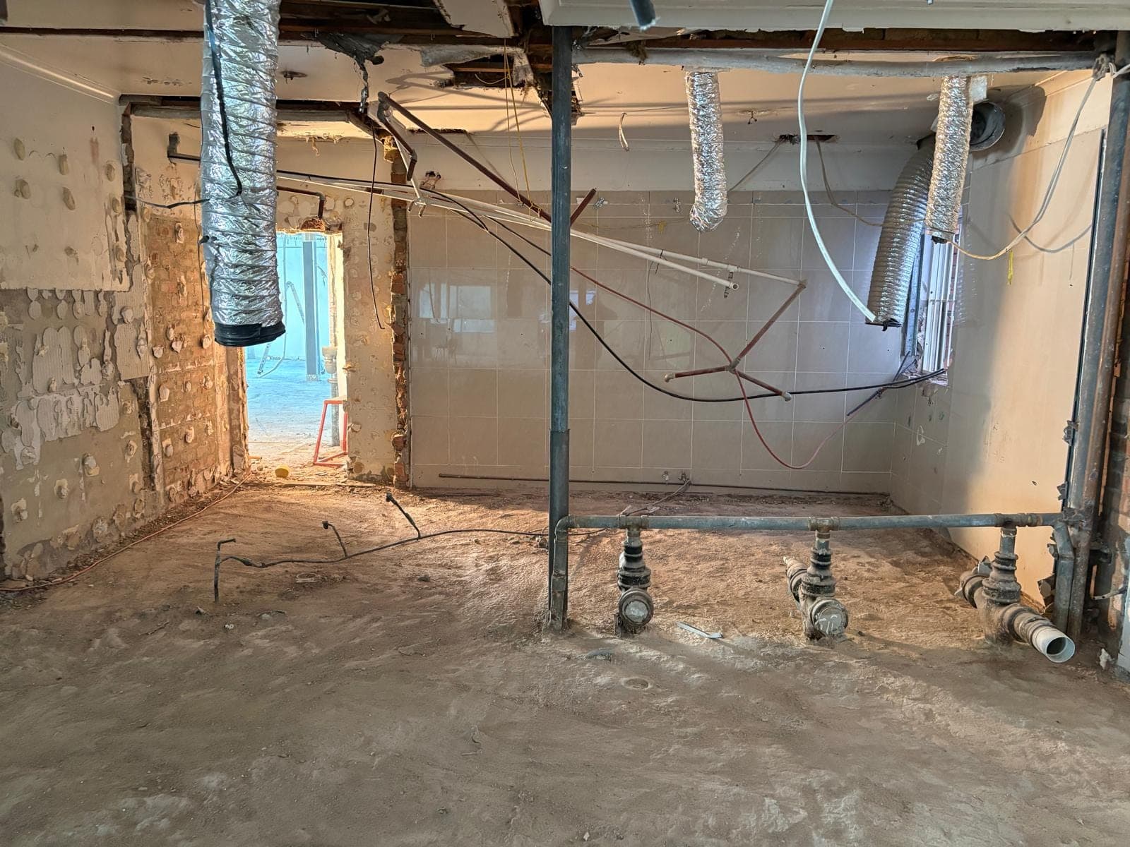 On-site progress photo 4 from an active demolition and strip-out project